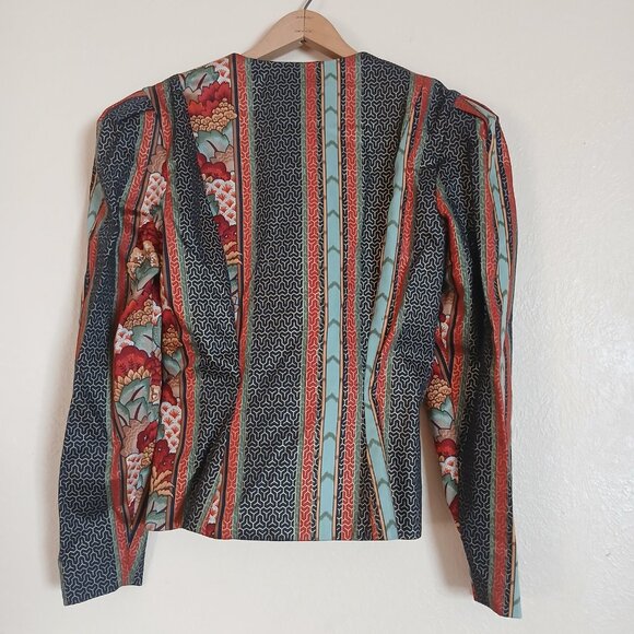 Vintage Harrison Holman Cropped Blazer with Bow Women's Size 6 - Picture 6 of 7